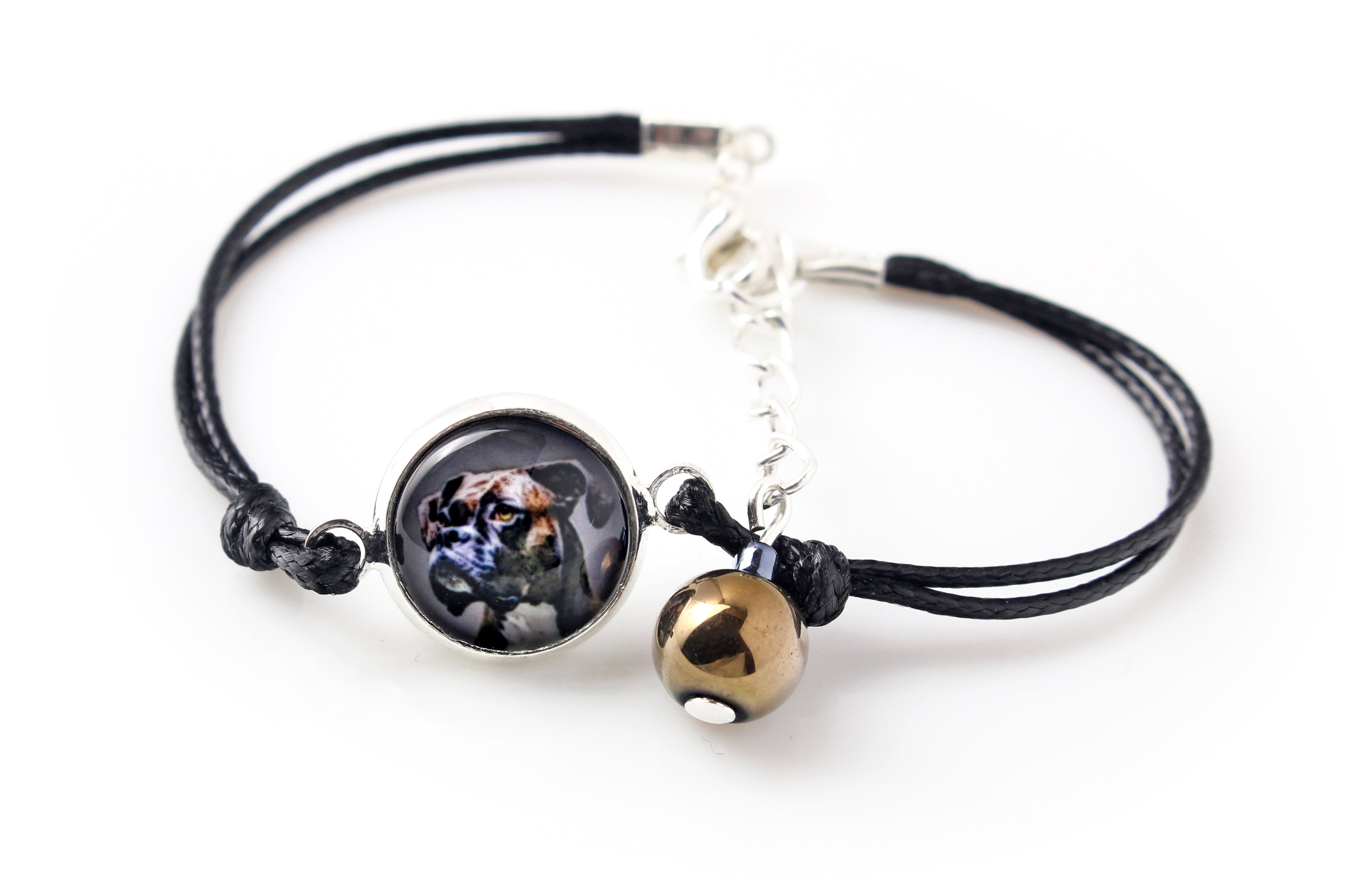 Boxer, German Boxer I - bracelet in a box with your photo, feminine jewelry, perfect gift from Art-Dog brand
