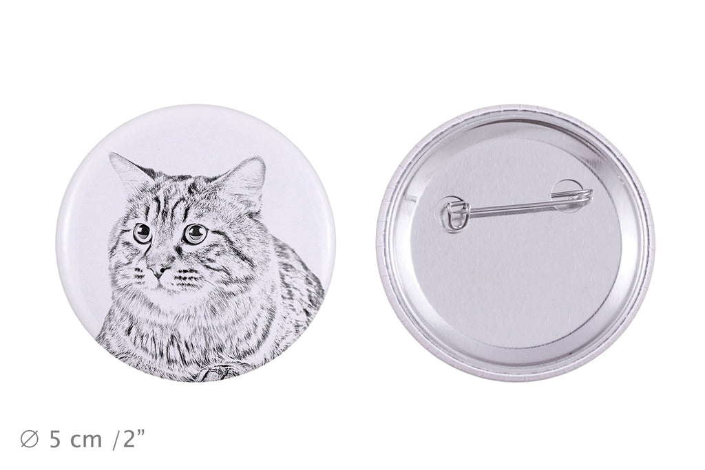 Kurilian bobtail longhaired - collection of unique magnets, own photo, Art-Dog brand