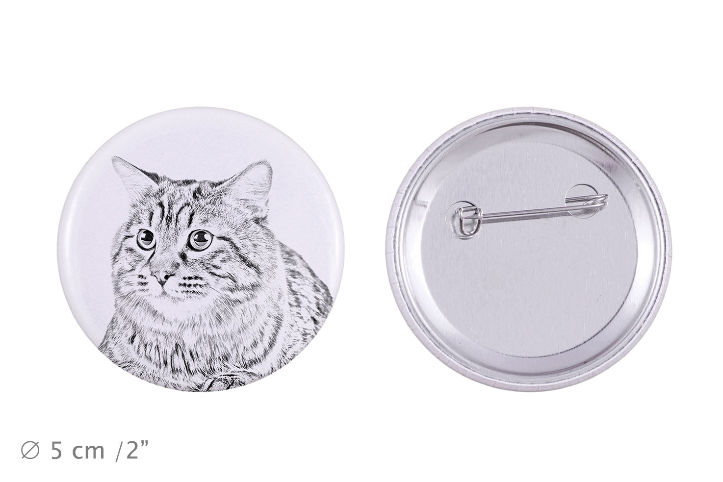 Kurilian bobtail longhaired - collection of unique magnets, own photo, Art-Dog brand
