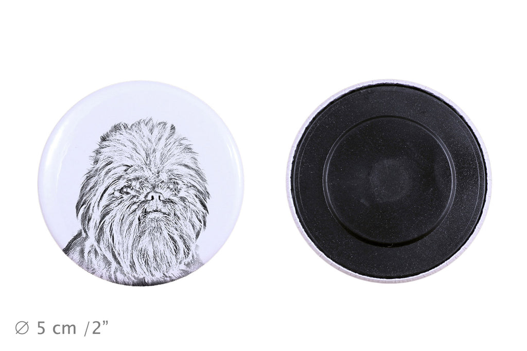 Affenpinscher, Affen, Affie - magnet with a dog's pupil, exceptionally light, strong magnet, handmade product by the Art-Dog brand
