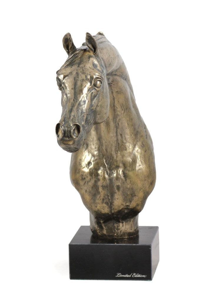Australian Stock Horse - a large statuette with a horse, a bust on a stone base, a prestigious award in the Art-Dog brand competition.