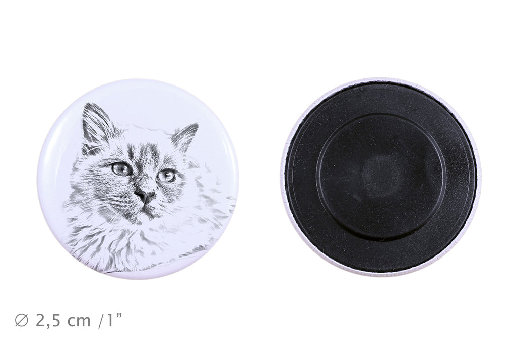 Birman - collection of unique magnets, own photo, Art-Dog brand