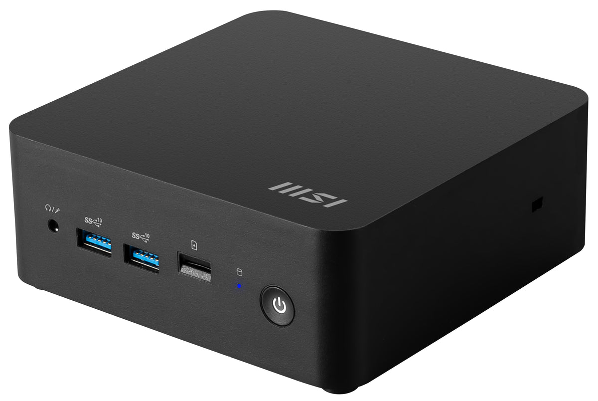 MSI Cubi NUC 1MG-244BEU Mini PC Barebone, Intel SoC, Noir