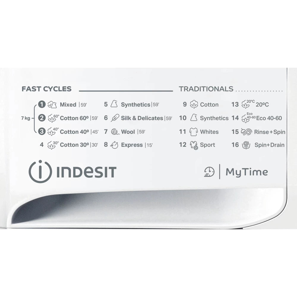 Indesit MTWA 71252 W EE machine à laver Charge avant 7 kg 1200 tr/min Blanc