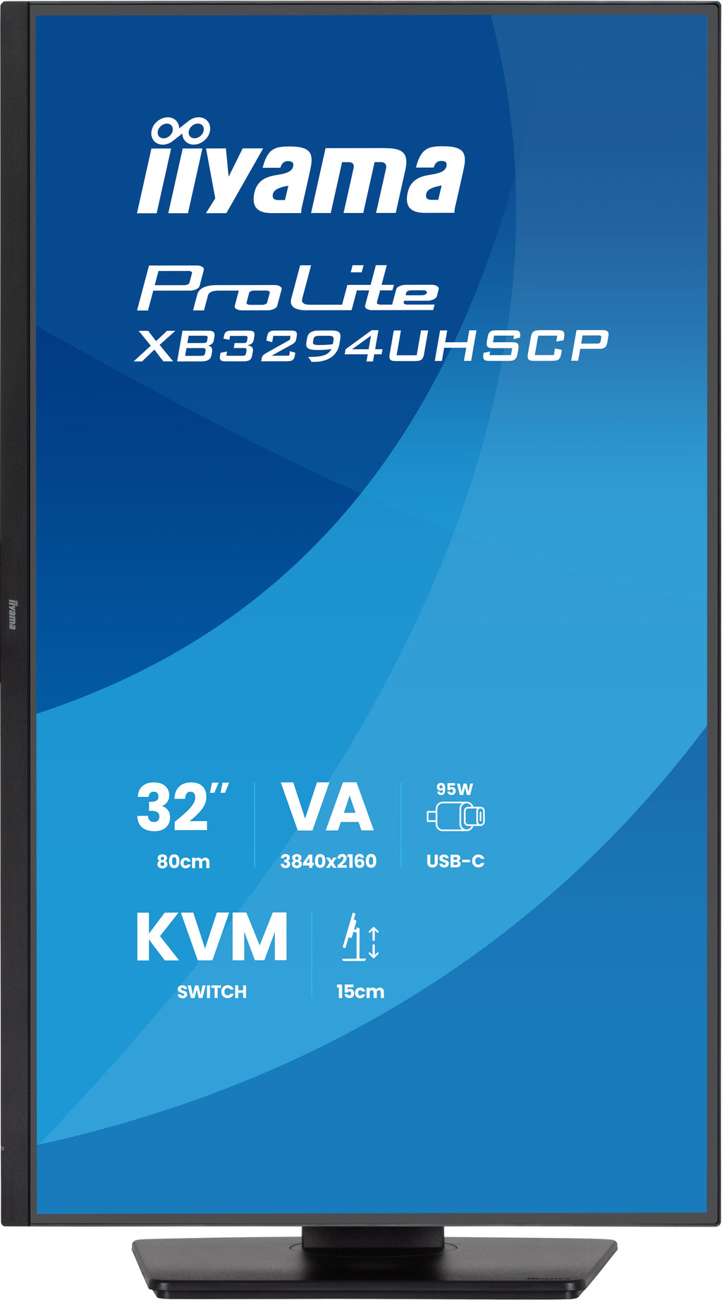 iiyama ProLite XB3294UHSCP-B1 écran plat de PC 80 cm (31.5") 3840 x 2160 pixels 4K Ultra HD Noir