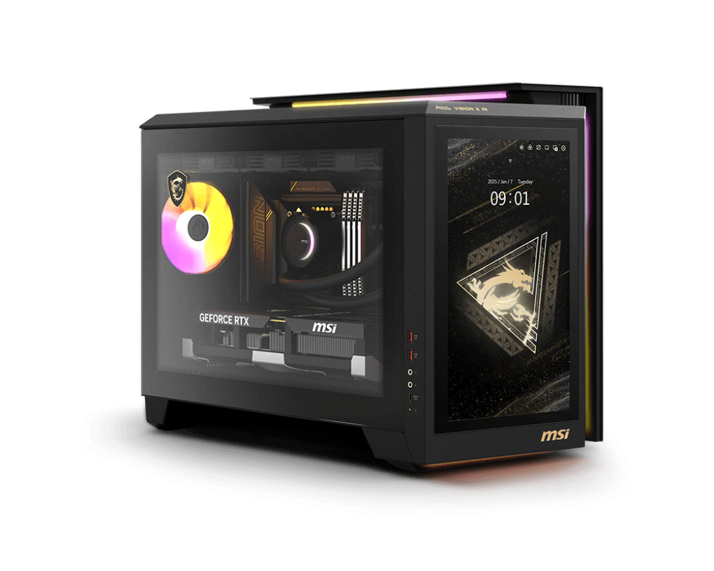 MSI MEG Vision X AI 2NVR7-290EU Intel Core Ultra 7 265K 64 Go DDR5-SDRAM 1 To SSD NVIDIA GeForce RTX 5070 Ti Windows 11 