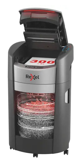 Rexel ShredMax AutoFeed+ 300X destructeur de papier Destruction croisée 55 dB 22,5 cm Noir