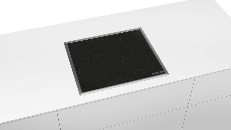 Bosch Bosch Serie 6 PKN645FP2E plaque Noir Intégré 60 cm Céramique 4 zone(s)