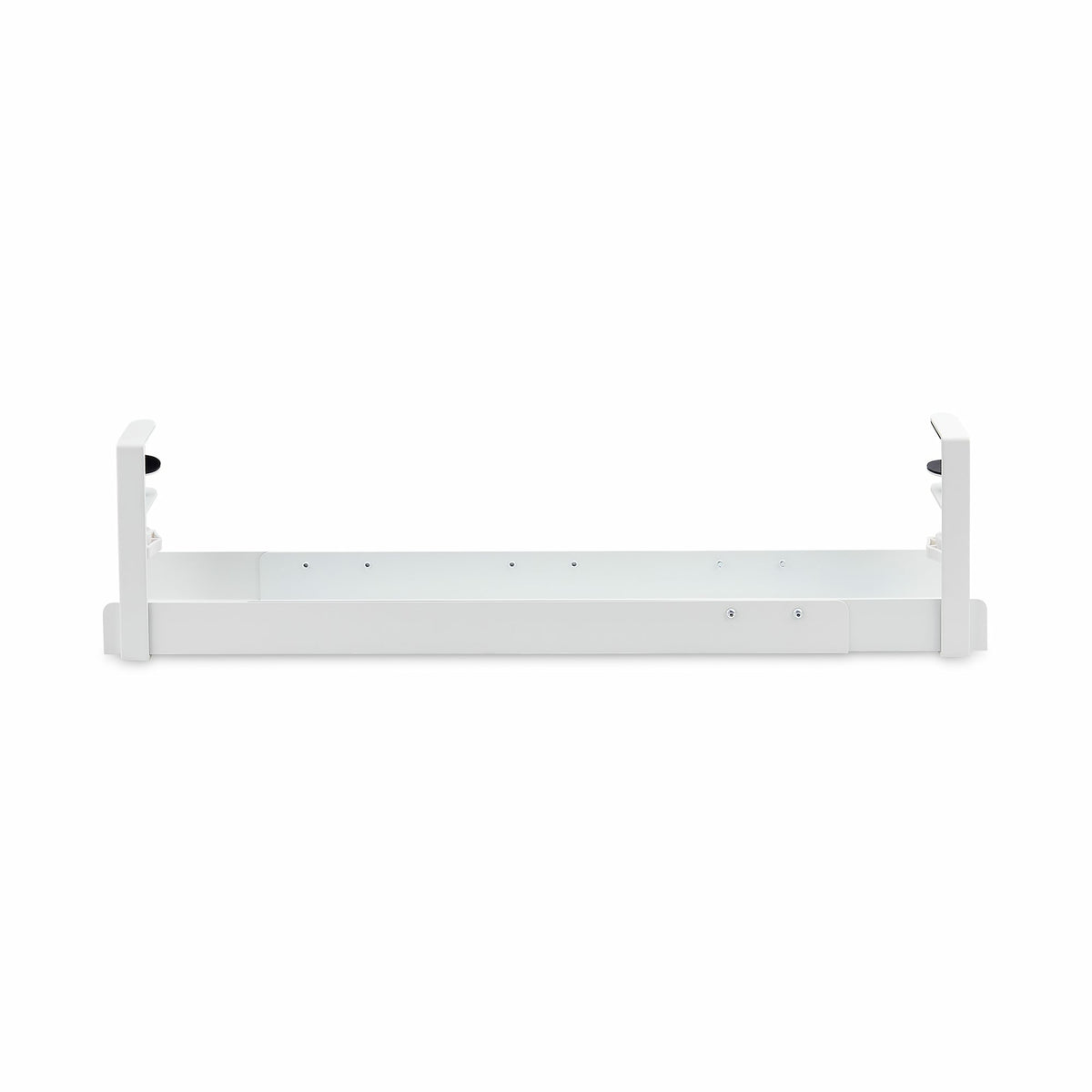 StarTech.com Goulotte Passe-Câble de Bureau Ajustable, Support Multiprise sans Perçage, Blanc
