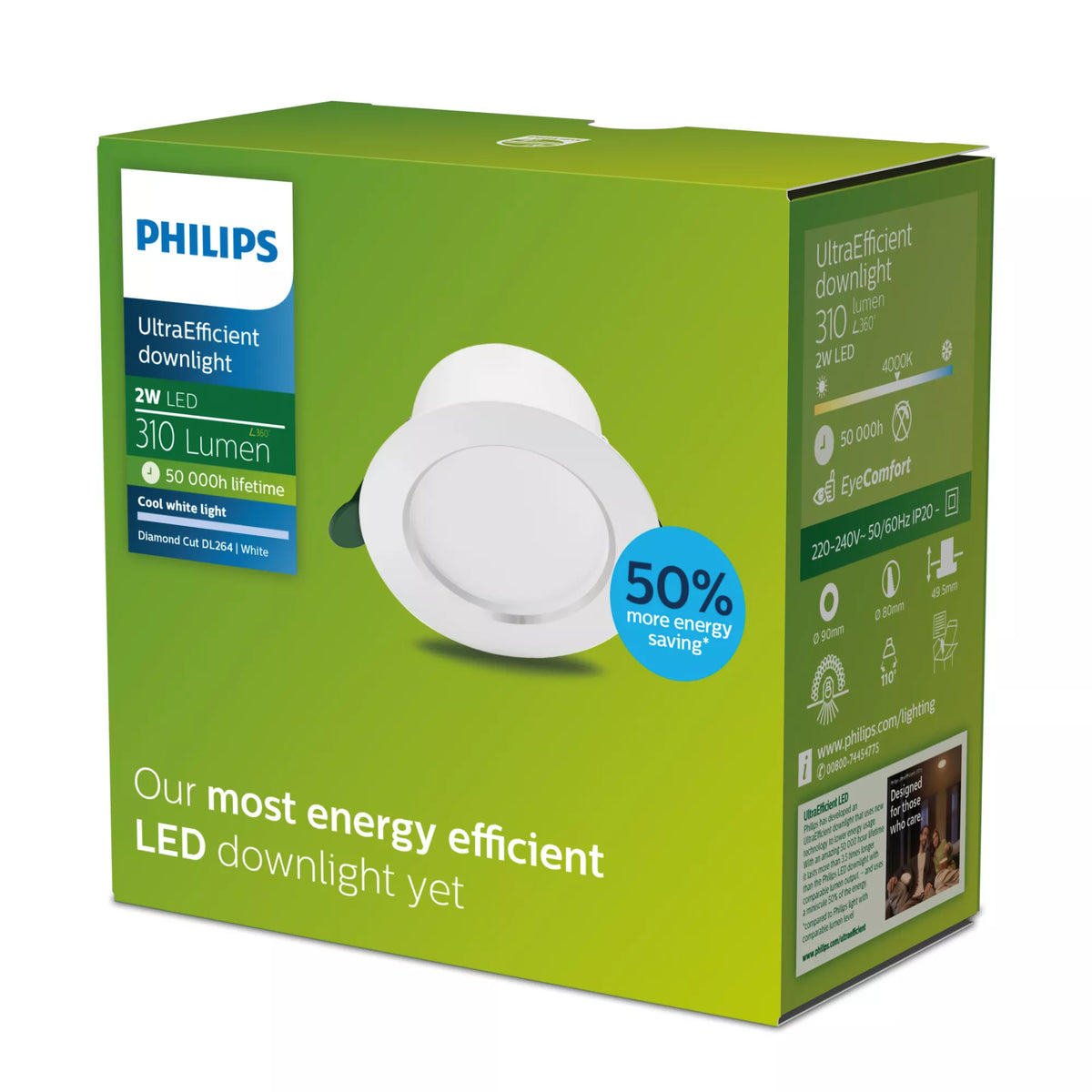 Philips Lumière encastrée Diamond Cut Ultra Efficient