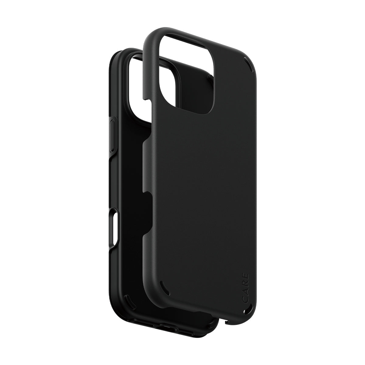 PanzerGlass CARE Double Defense Case pour iPhone 16 Pro Max, Coque de Protection, Noir