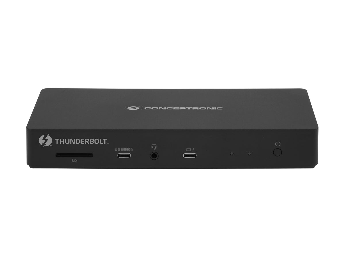 Conceptronic DONN30B Station d'accueil Thunderbolt 4, Noir