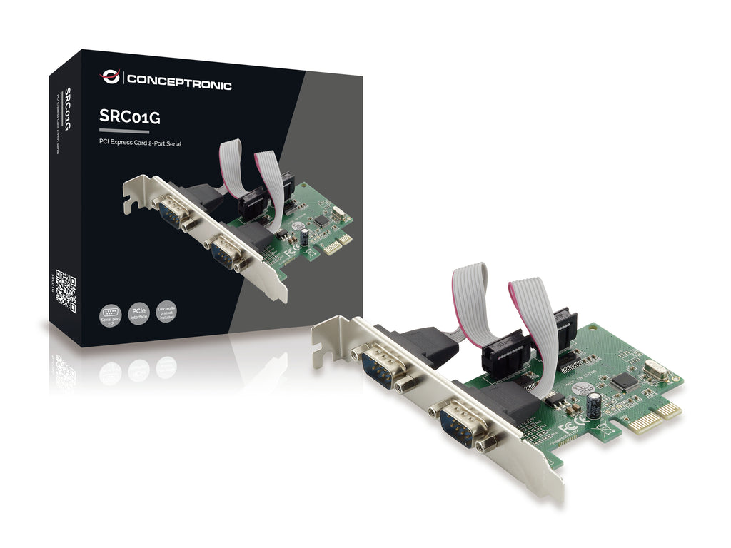 Conceptronic SRC01G Carte Adaptateur d'Interface Interne RS-232 PCIe 1.1