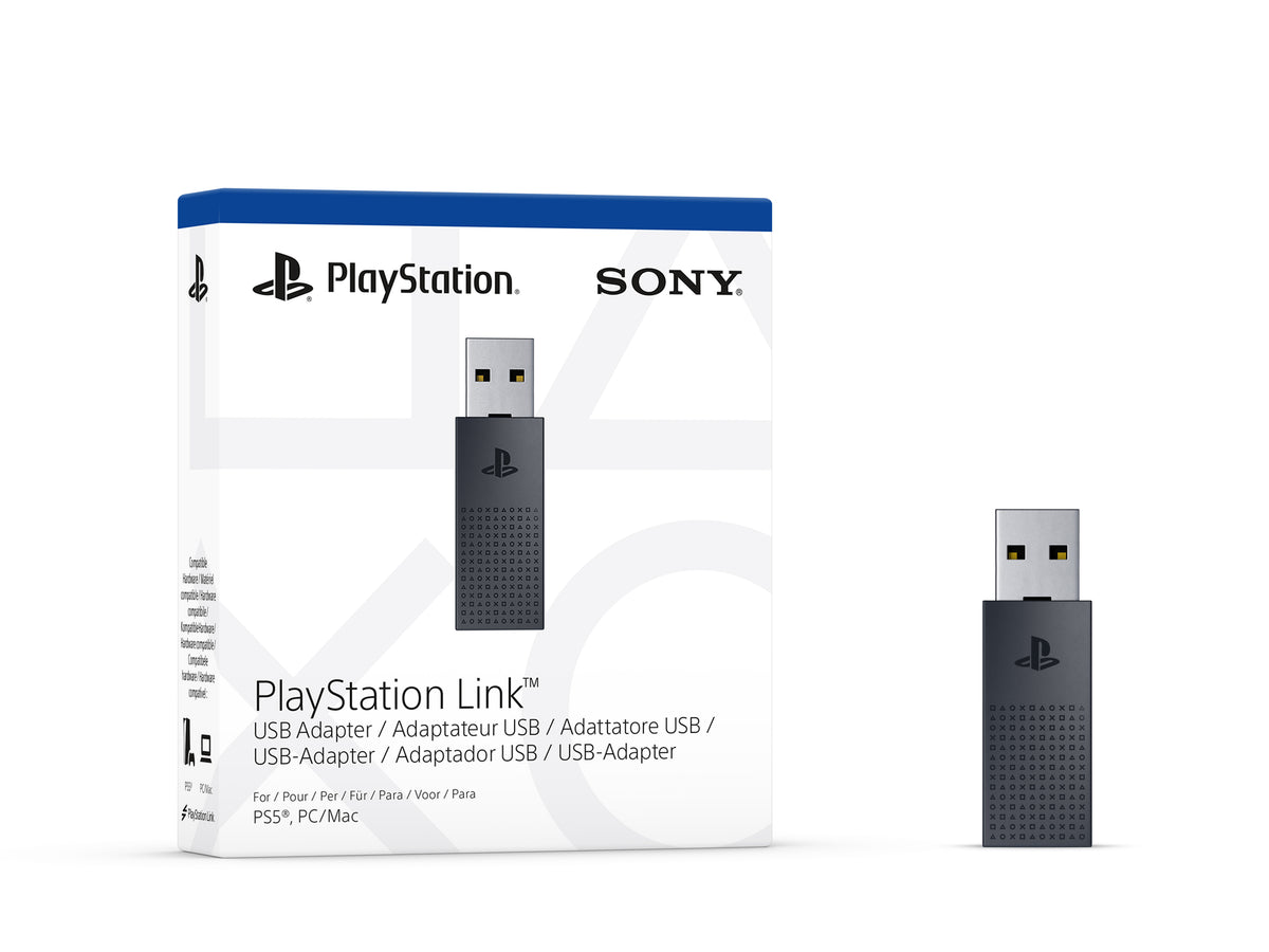 [AI generated title] Sony PlayStation Link Usb-Adapter til Pulse Headset