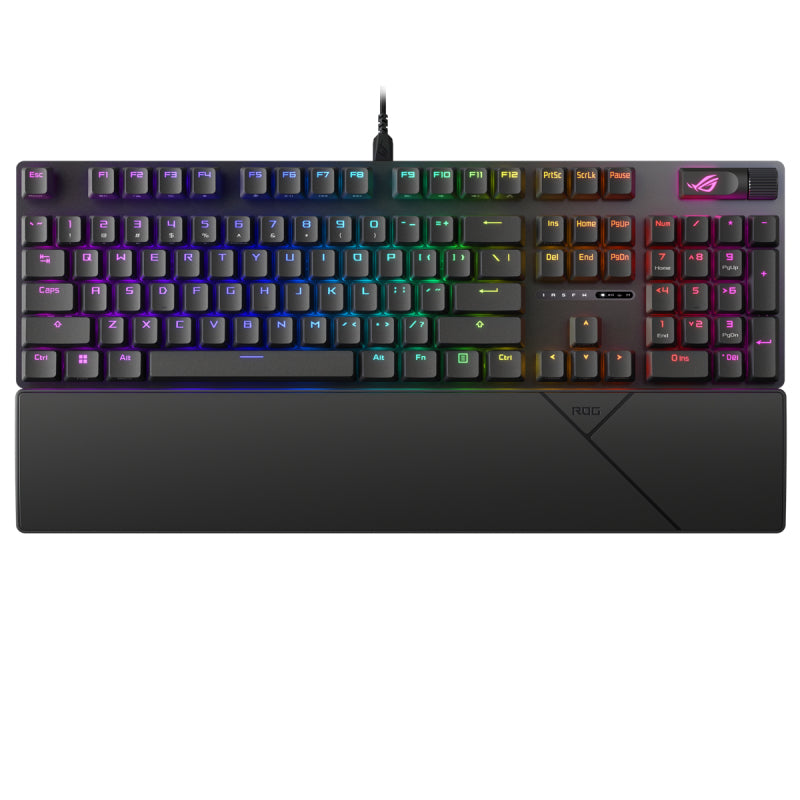 ASUS ROG Strix Scope II clavier Gaming FR sans fil +USB Noir