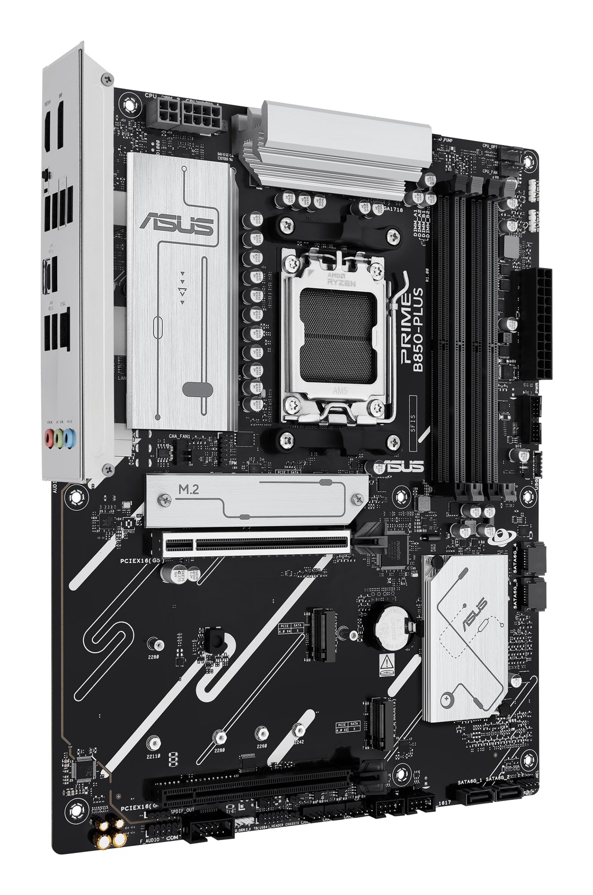 ASUS PRIME B850-PLUS-CSM AMD B850 Emplacement AM5 ATX - vue 3