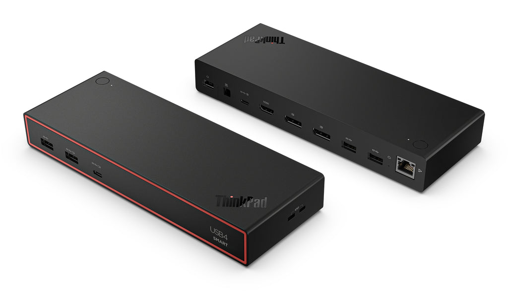 Lenovo ThinkPad USB4 Smart Dock 5500 with 135W Adapter Avec fil Noir
