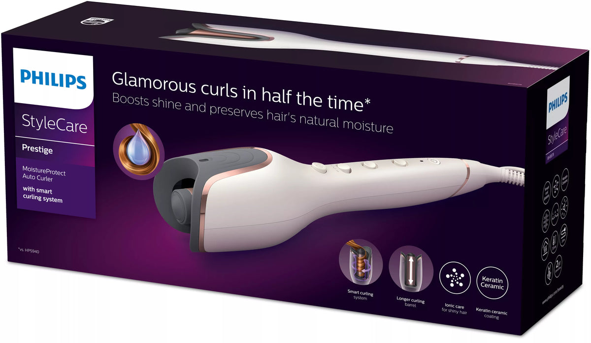 Philips StyleCare Prestige BHB878/00 Boucleur Automatique MoistureProtect