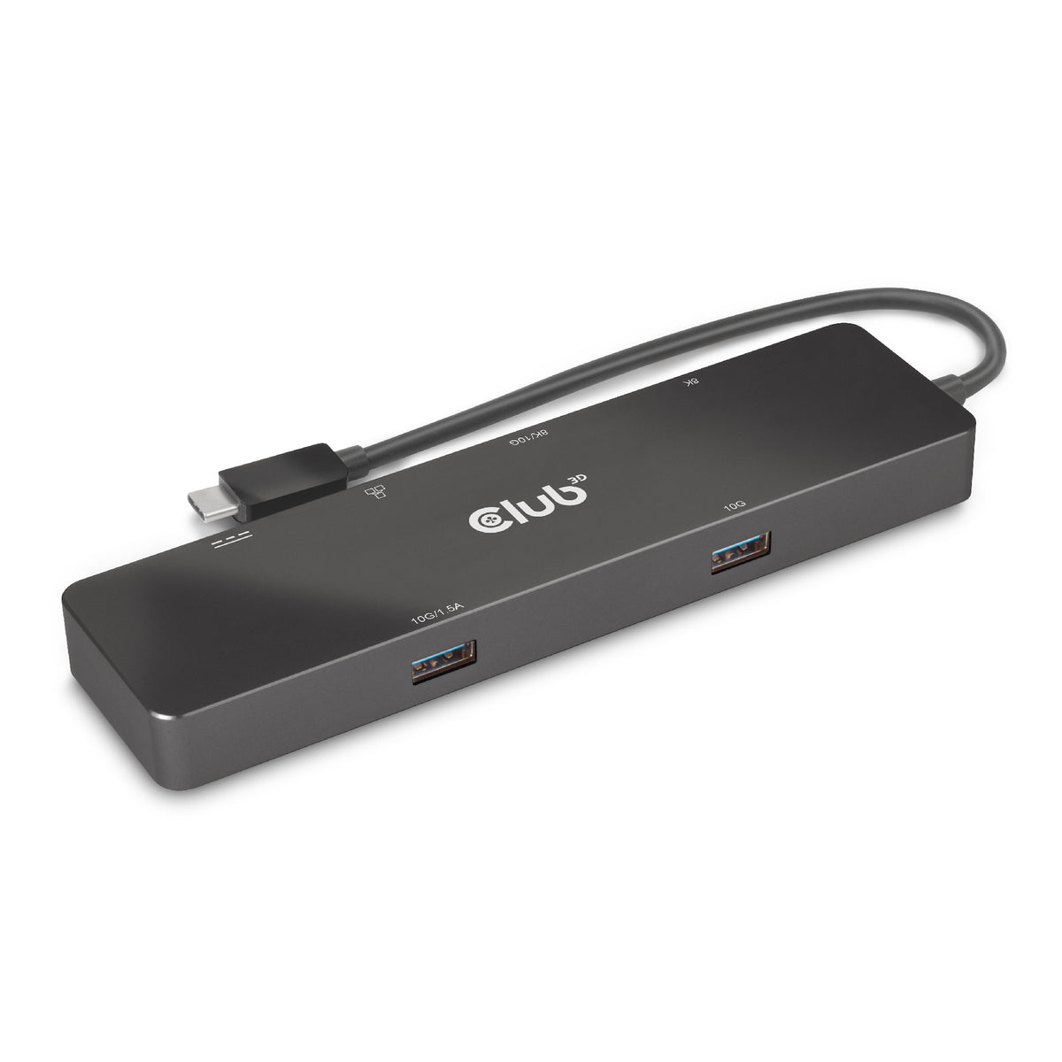 CLUB3D CSV-1584 Station d'accueil USB 3.2 Gen 2 Type-C, Noir