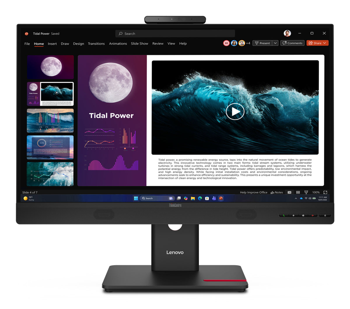 Lenovo ThinkCentre TIO27 Gen6 Moniteur