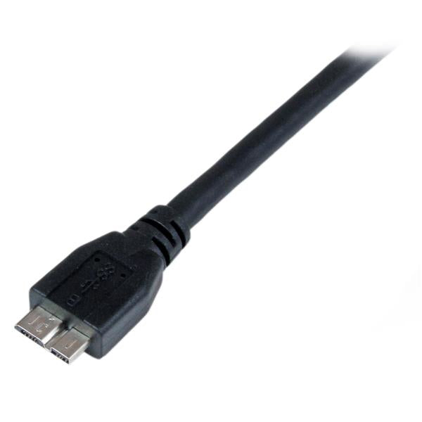 StarTech.com Câble certifié USB 3.0 (5Gbps) A vers Micro B de 1 m - Cordon USB3 SuperSpeed USB A vers USB Micro B - M/M - vue 3