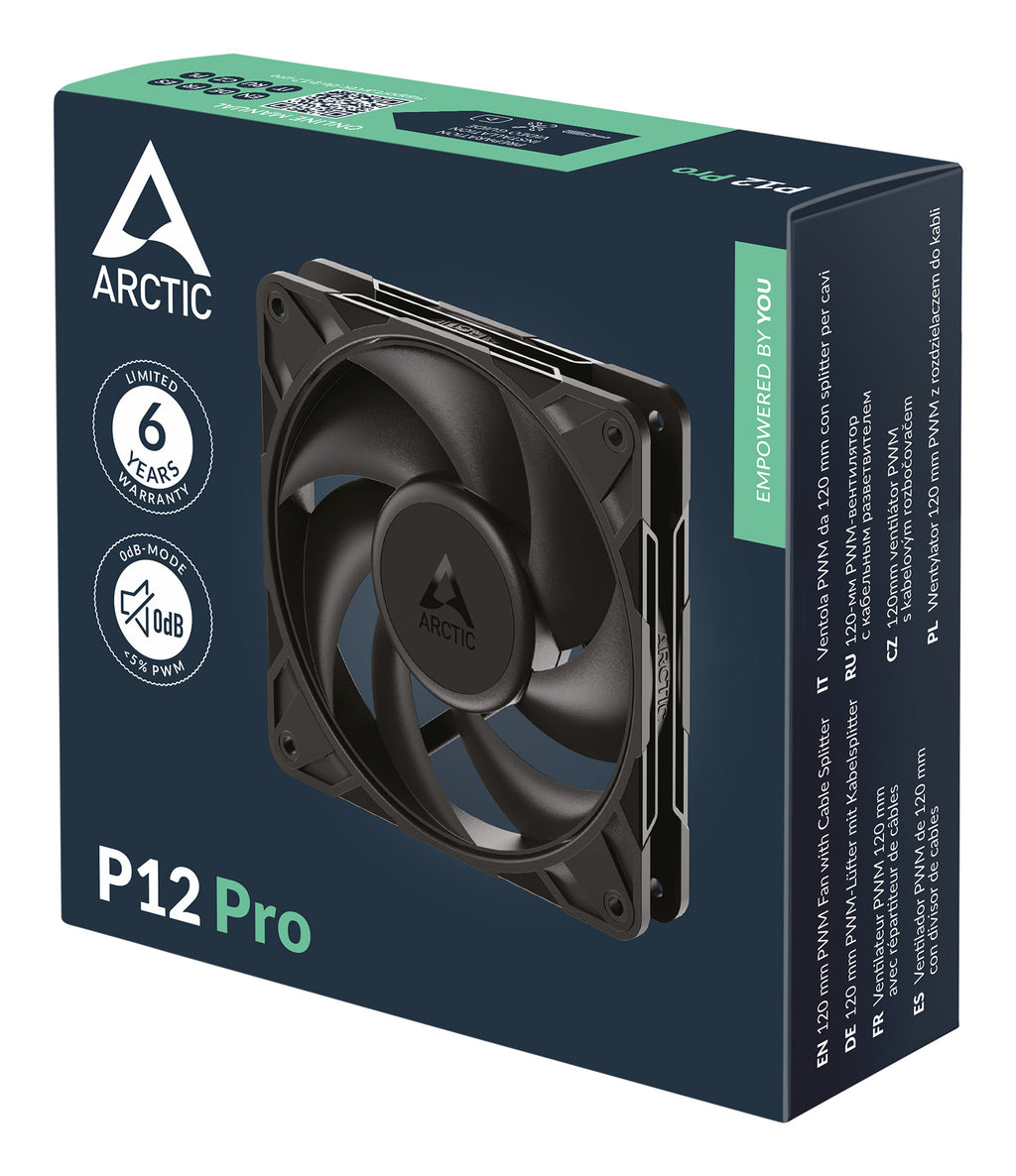 ARCTIC Freezer P12 Pro Boitier PC Ventilateur 12 cm Noir 1 pièce(s)