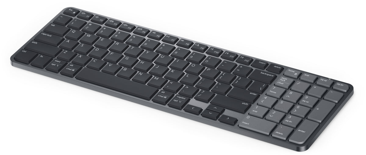DELL Pro 7 KB746 clavier Universel RF sans fil + Bluetooth QWERTY Nordique Graphite