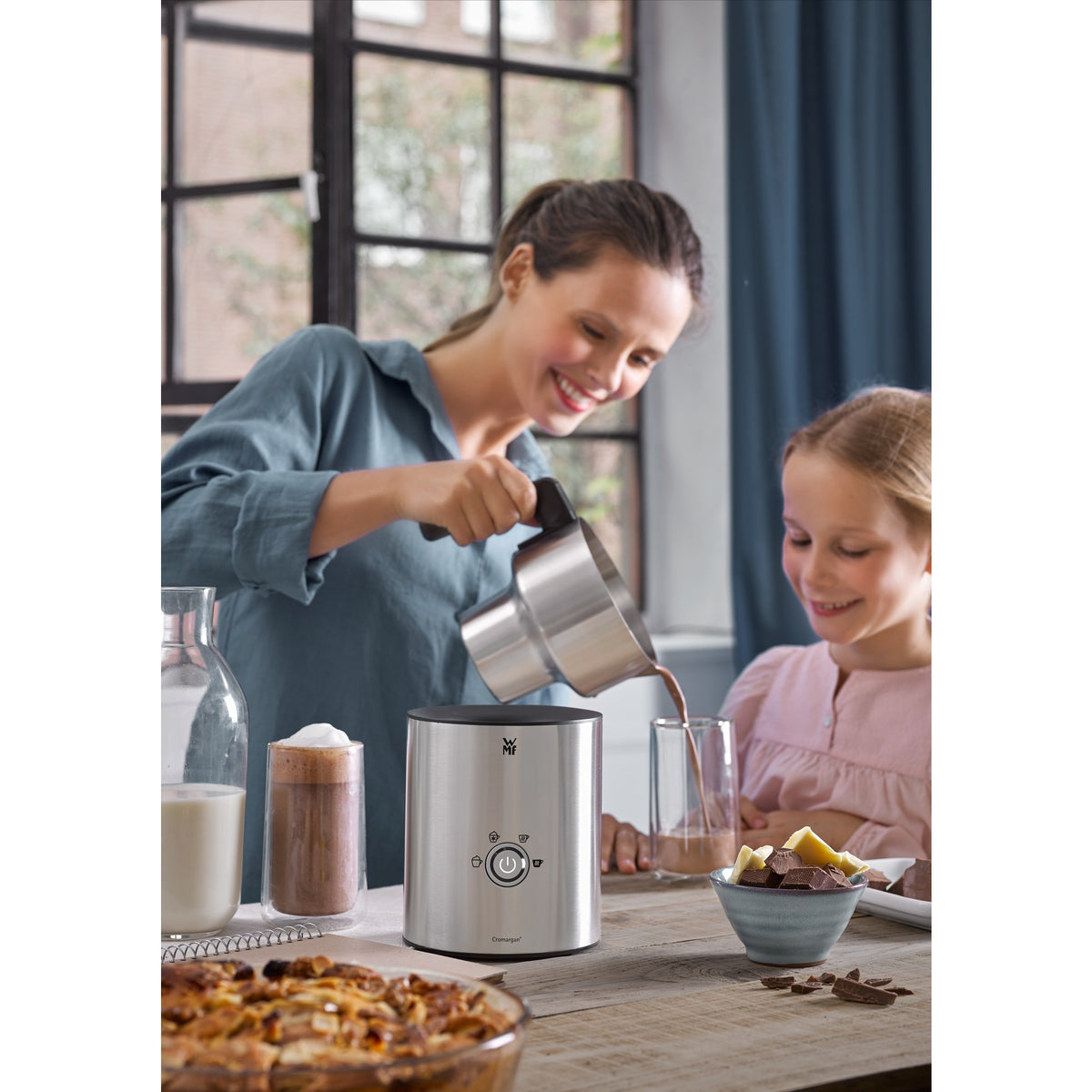 WMF LONO Mælkeskummer 350ml 650W Rustfrit stål