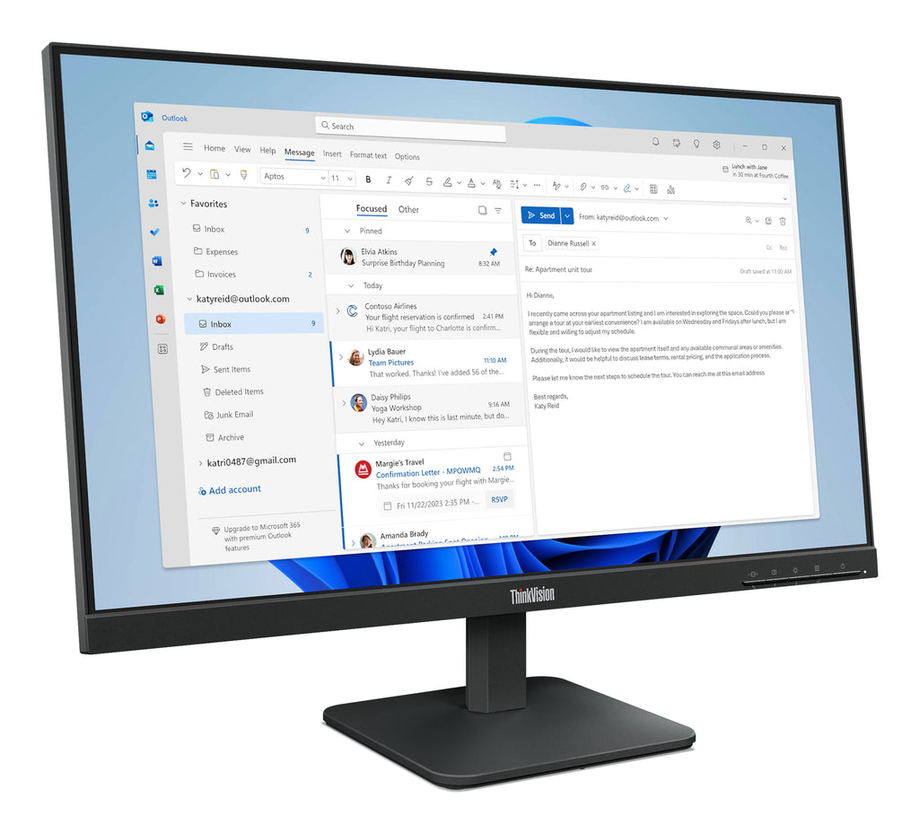 Lenovo ThinkVision S24-4e Moniteur