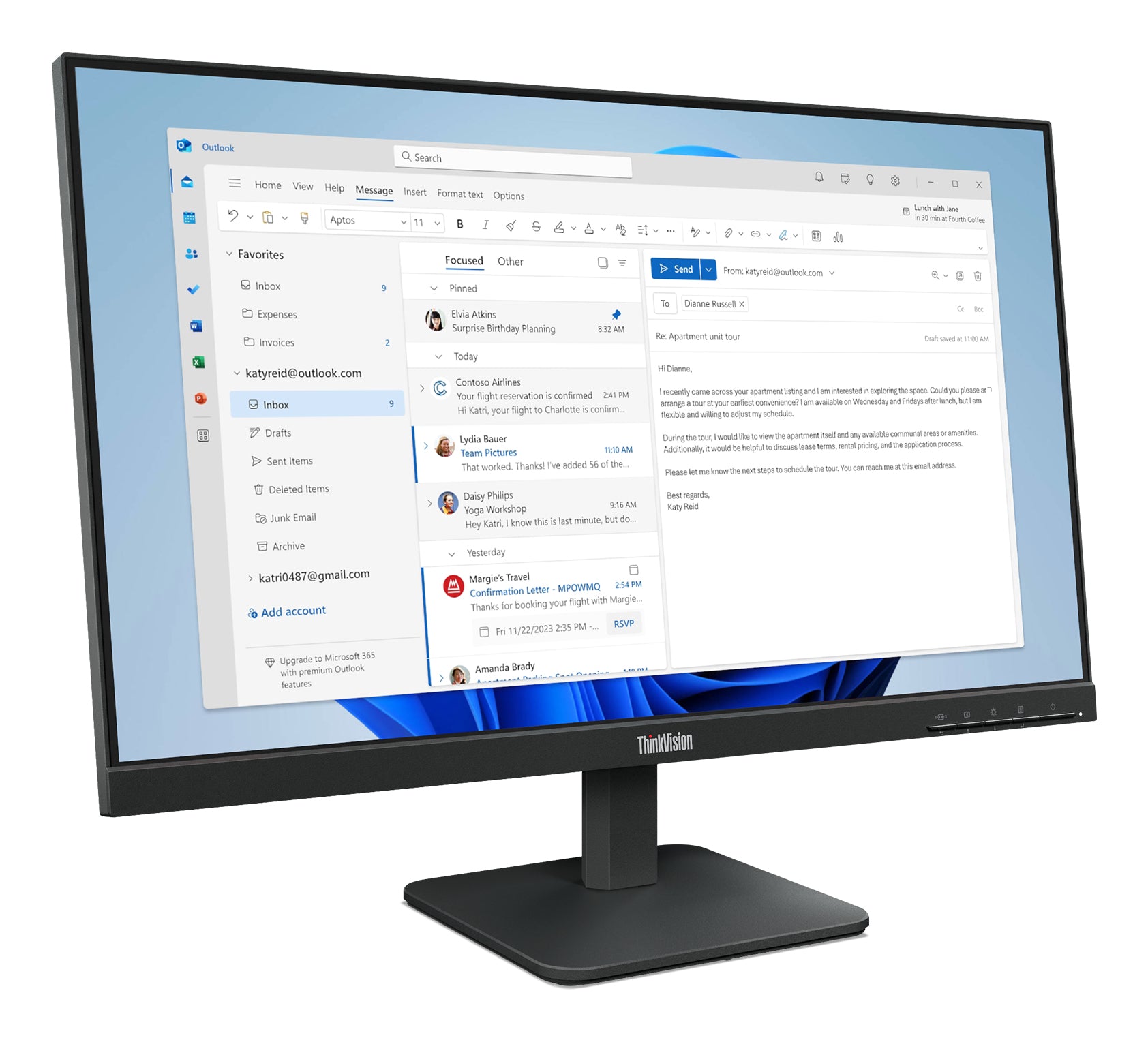 Lenovo ThinkVision S24-4e Moniteur