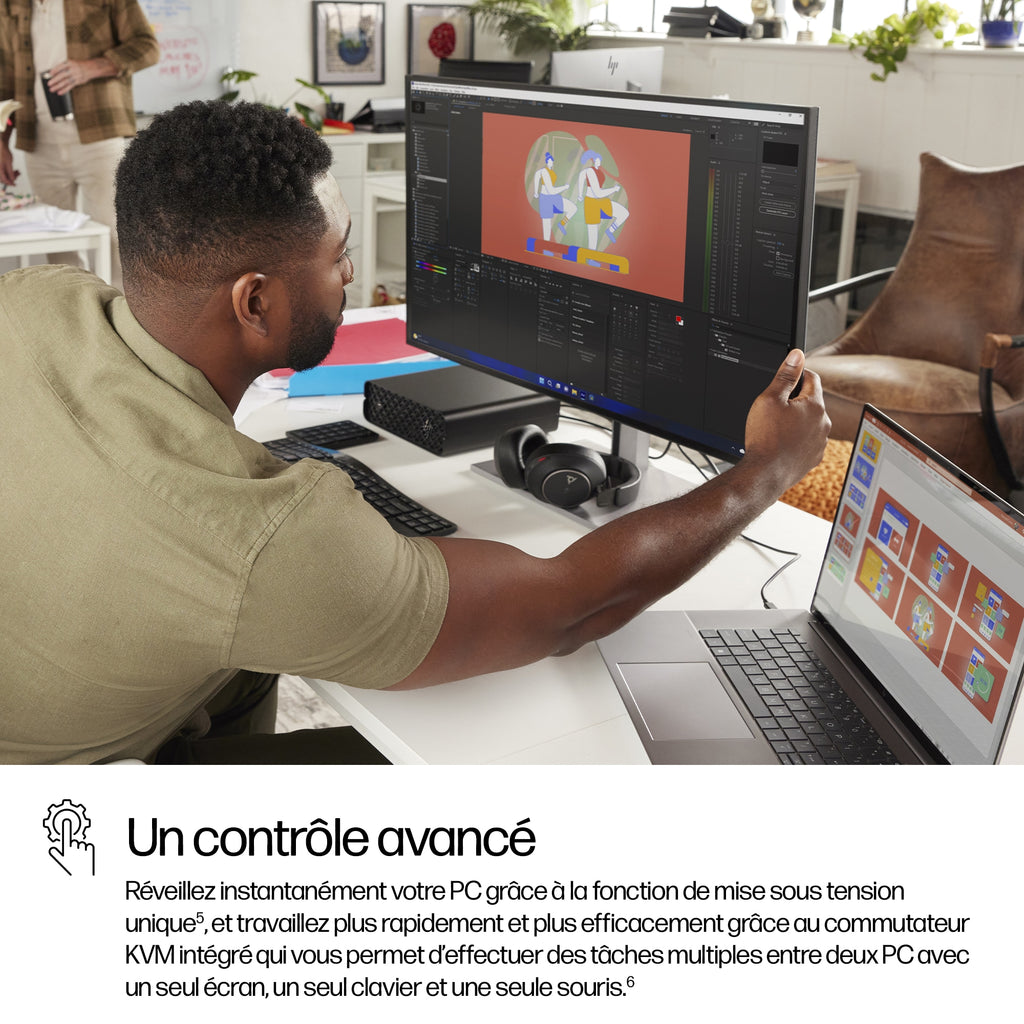 HP Écran 4K Thunderbolt 4 Série 7 Pro 31,5 pouces 732pk Sans PVC