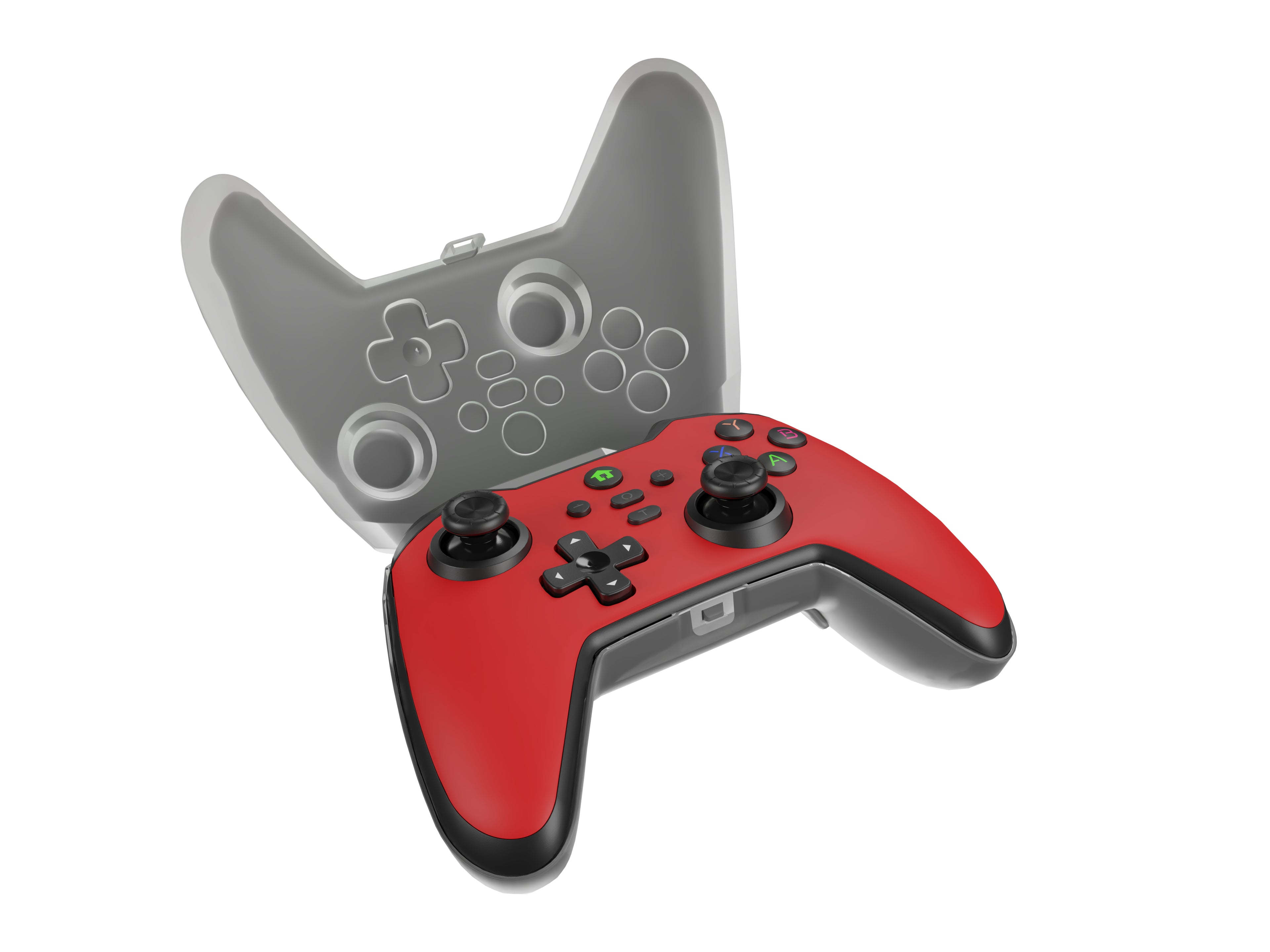 GENESIS Mangan 400 Rouge Bluetooth Manette de jeu Analogique/Numérique Android, MAC, Nintendo Switch, PC, iOS