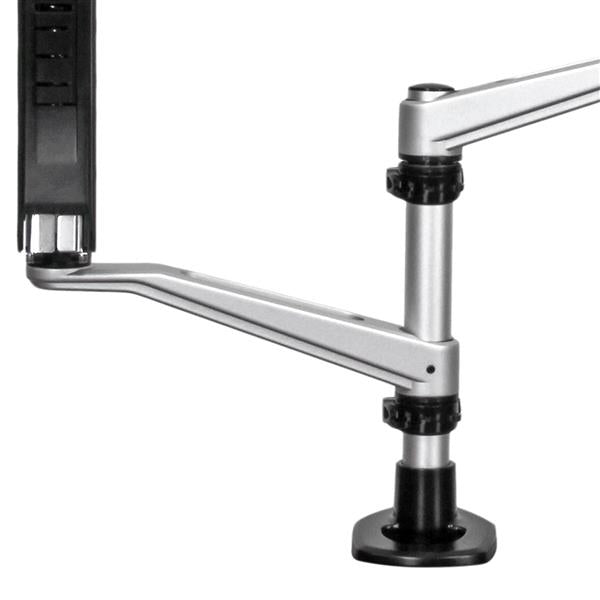 StarTech.com Support de Bureau pour 2 Écrans, Bras Articulés Multidirectionnels, Empilable, Installation sans Outil