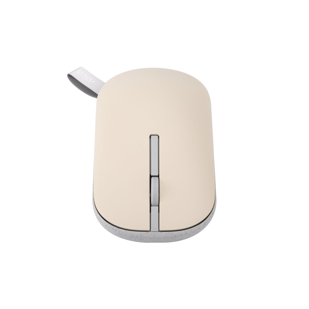 ASUS Marshmallow Mouse MD100 souris Bureau Ambidextre RF sans fil + Bluetooth Optique 1600 DPI