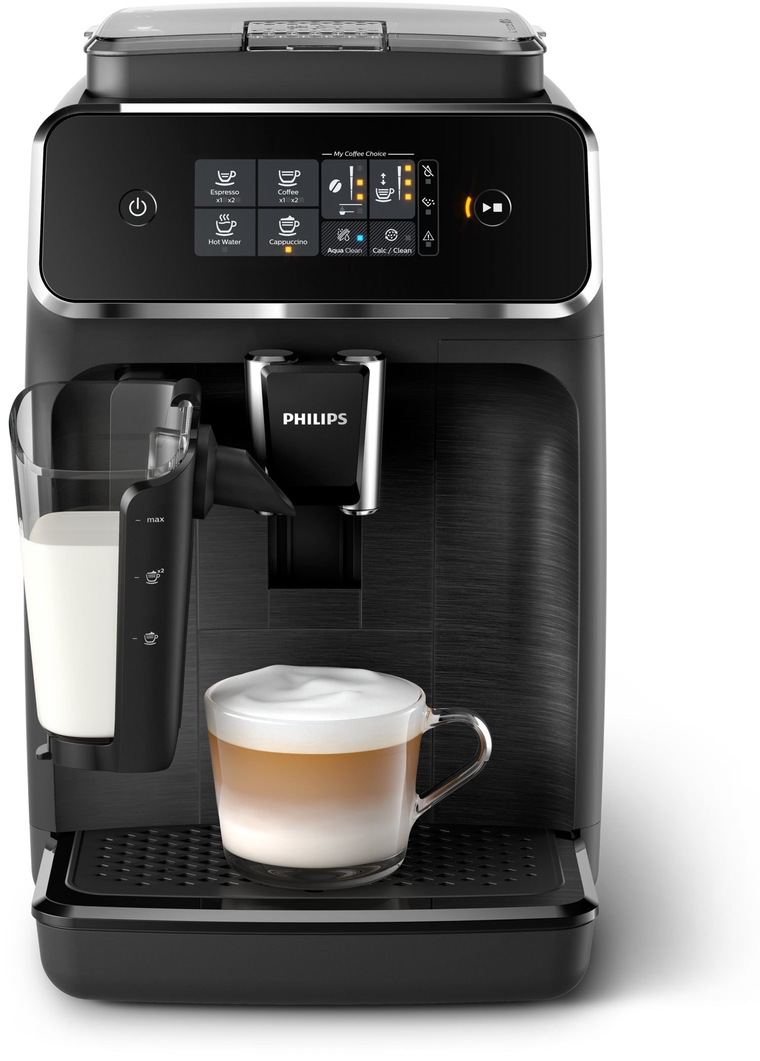 Philips 2200 series Série 2200 Noir Mat EP2230/10 Machine expresso broyeur, 3 boissons, carafe LatteGo
