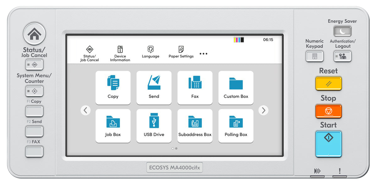 KYOCERA ECOSYS MA4000cifx Laser A4 1200 x 1200 DPI 40 ppm - vue 7