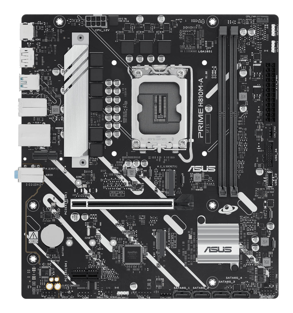 ASUS PRIME H810M-A-CSM Intel H810 LGA 1851 (Socket V1) micro ATX