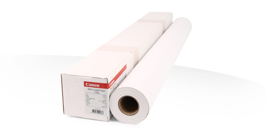Rouleau de Papier Jet d'encre Polypropylène (PP) Blanc, 106,7 cm x 30,5 m, pour Canon 1514C