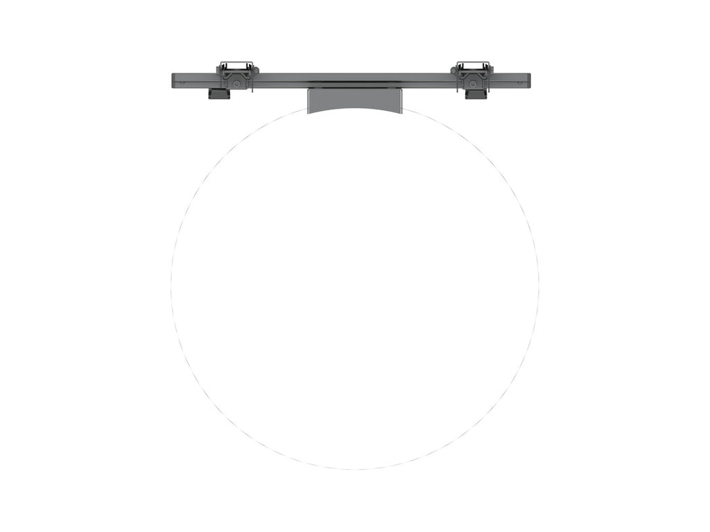 Multibrackets 8458 montage des affichages de messages 165,1 cm (65") Noir