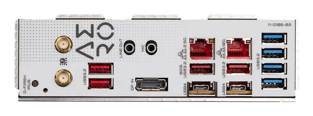 GIGABYTE TRX50 AERO D Carte mère - Compatible avec AMD Ryzen Threadripper 9000 Series CPUs, 16+8+4 Phases Digital VRM, up to 7800MHz DDR5 (OC), 3xPCIe 5.0 + 1xPCIe 4.0 M.2, Wi-Fi 7, 10GbE LAN, USB4
