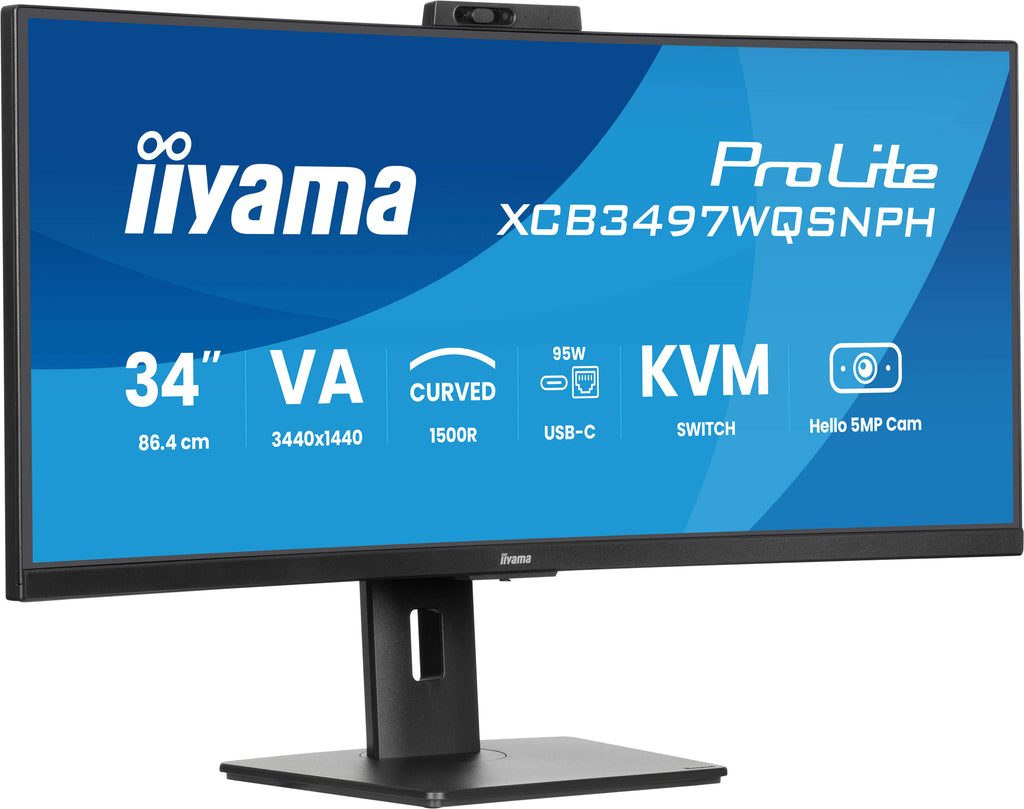 iiyama ProLite XCB3497WQSNPH-B1 Écran PC 34" UltraWide Quad HD LED Noir