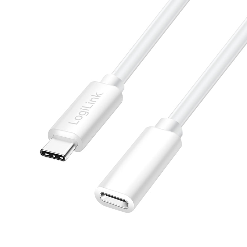 LogiLink CU0221 câble USB USB 2.0 2 m USB C 0,48 Gbit/s 100 W Blanc