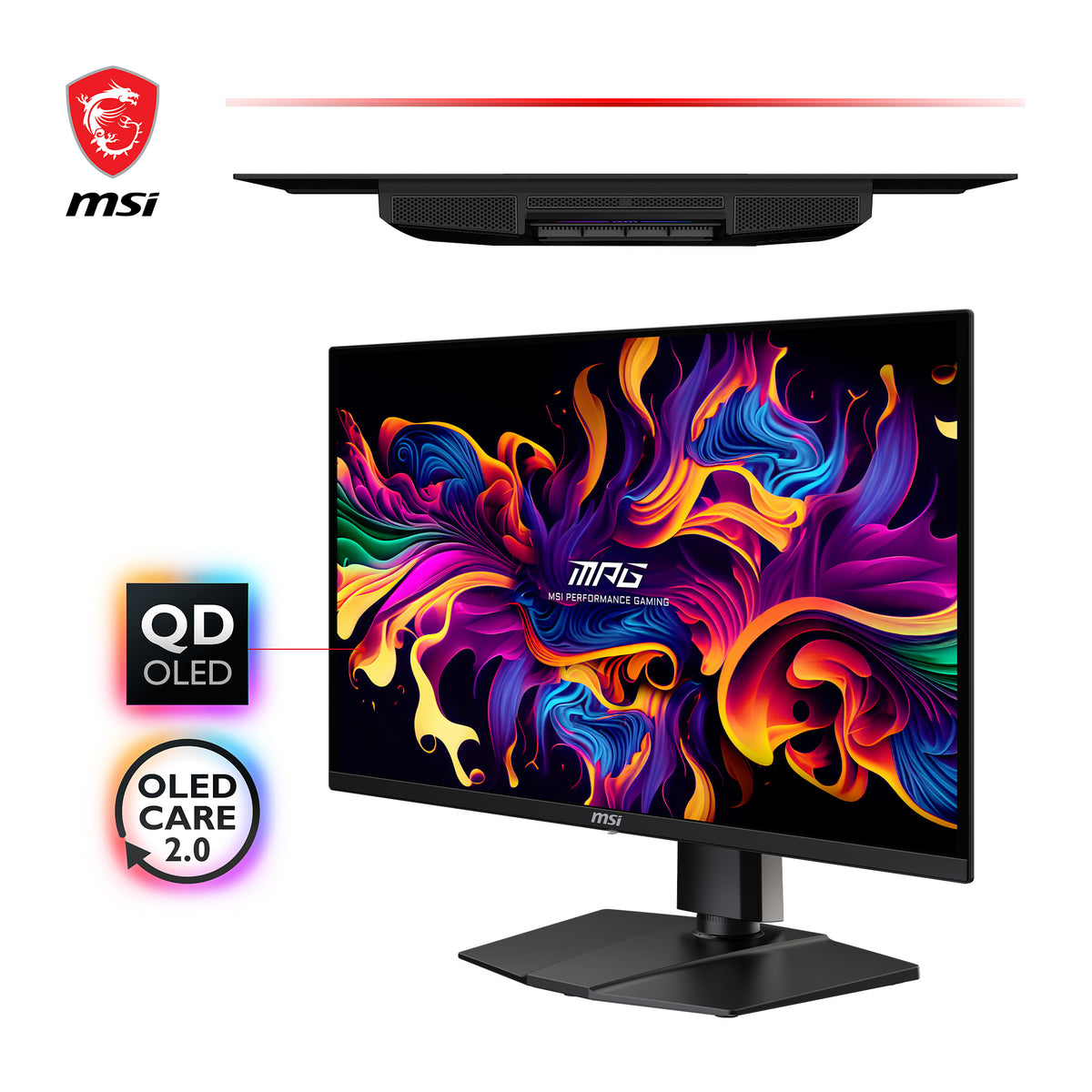 MSI MPG 321URX QD-OLED Écran PC 31.5" 4K UHD 3840 x 2160 240Hz Noir