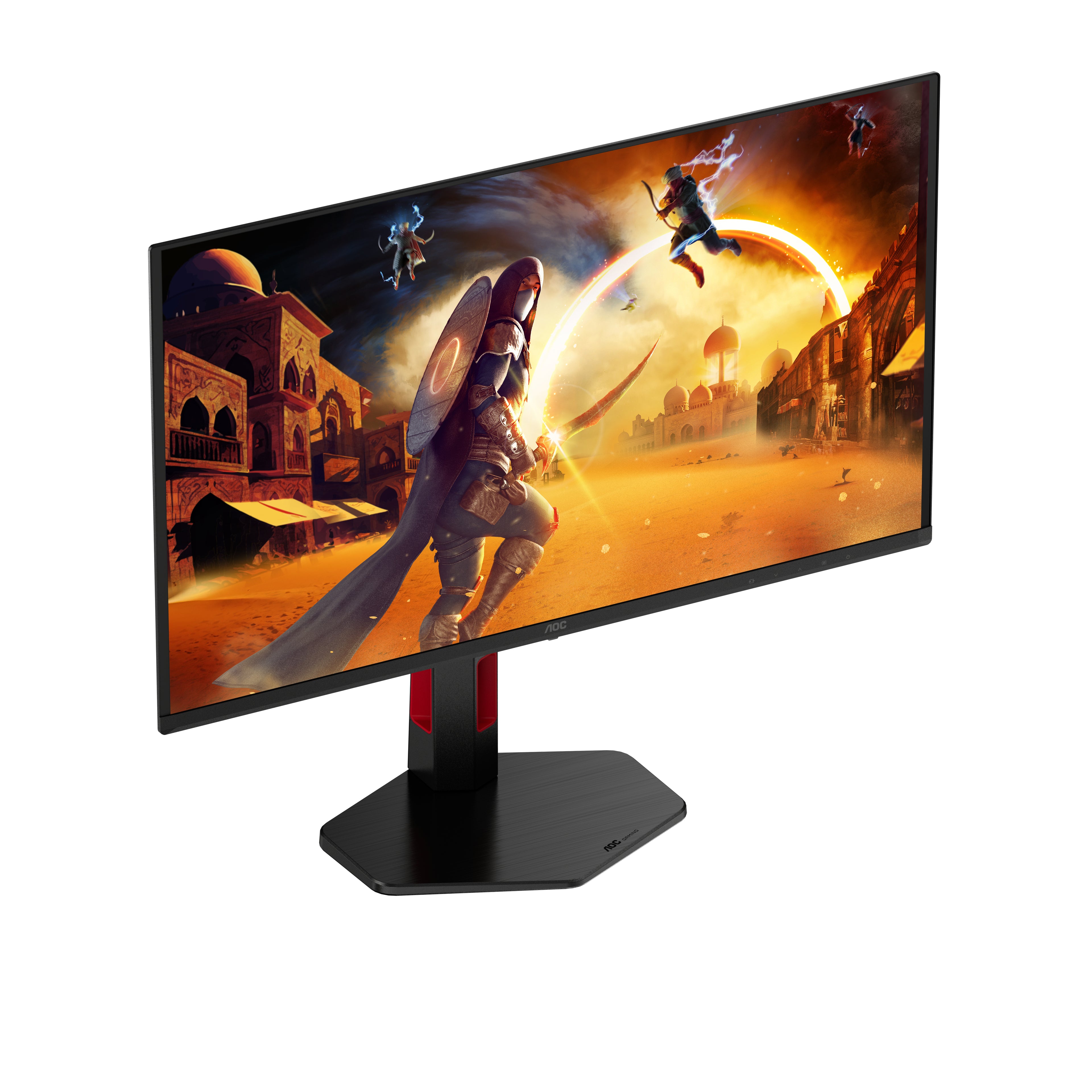 AOC G4 Q27G4ZDR écran plat de PC 67,3 cm (26.5") 2560 x 1440 pixels Quad HD QD-OLED Noir, Rouge