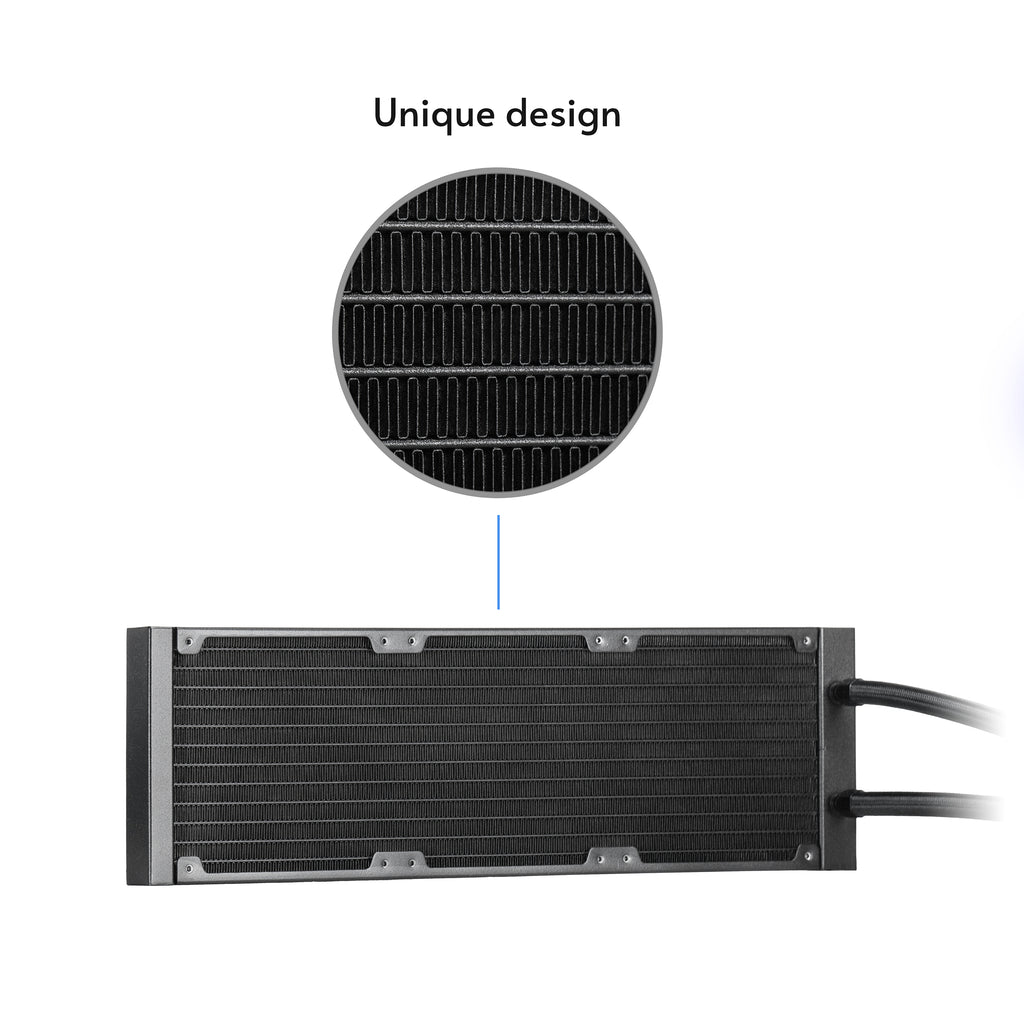 Chieftec CLC-360-VRM-RGB système de refroidissement d’ordinateur Boitier PC Refroidisseur de liquide tout-en-un 12 cm No