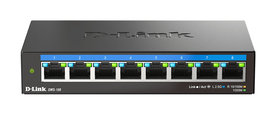 D-Link Switch non administrable 8 ports multi-Gigabit 2,5G
