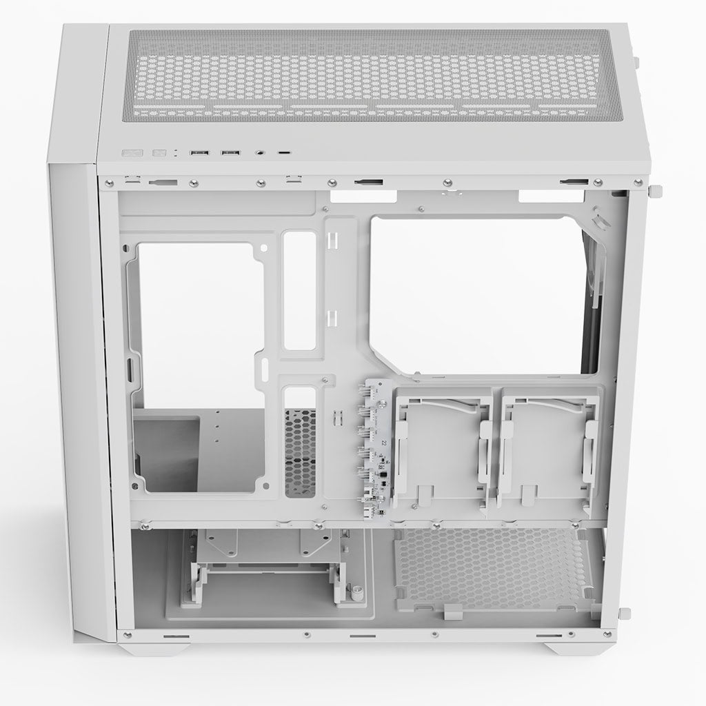 Aerocool D502A Midi Tower Blanc