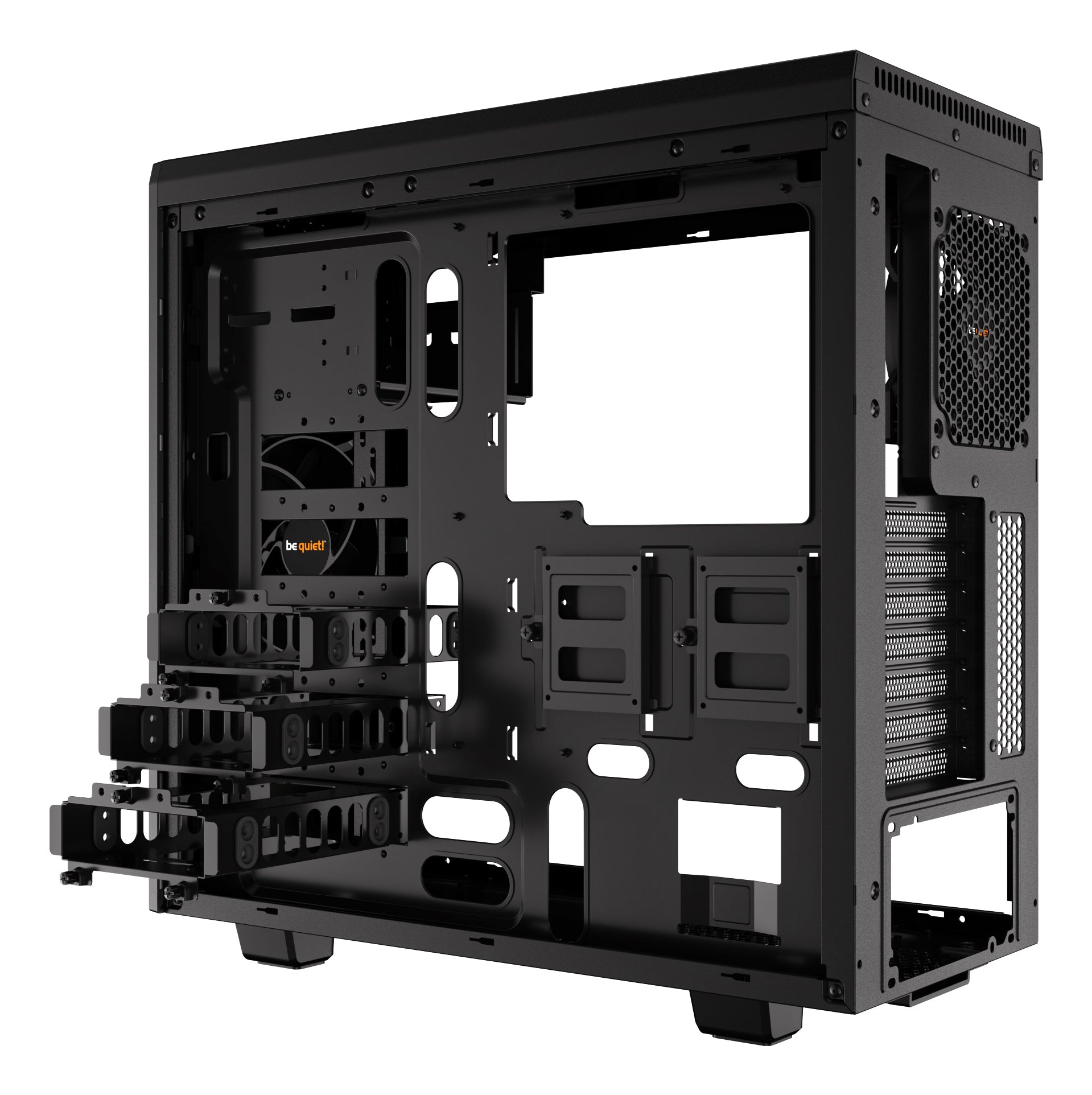 be quiet! Pure Base 600 Noir | Boîtier PC, Mini ITX / Micro ATX / ATX,1 ventilateur Pure Wings 2 120 mm, 1 ventilateur Pure Wings 2 140 mm