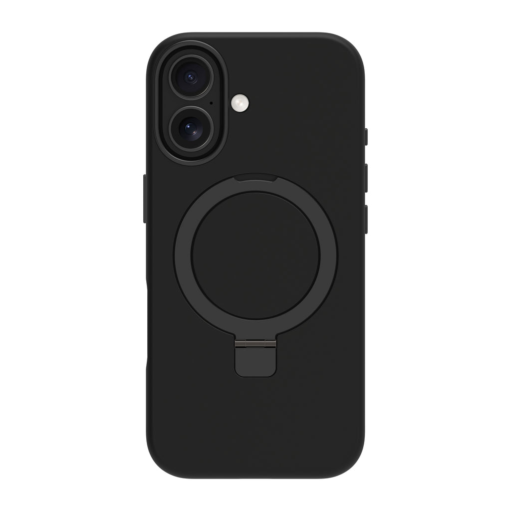 Coque de Protection Roskilde MS Kick ICON pour iPhone 17, Housse avec Support de Bureau, Noir