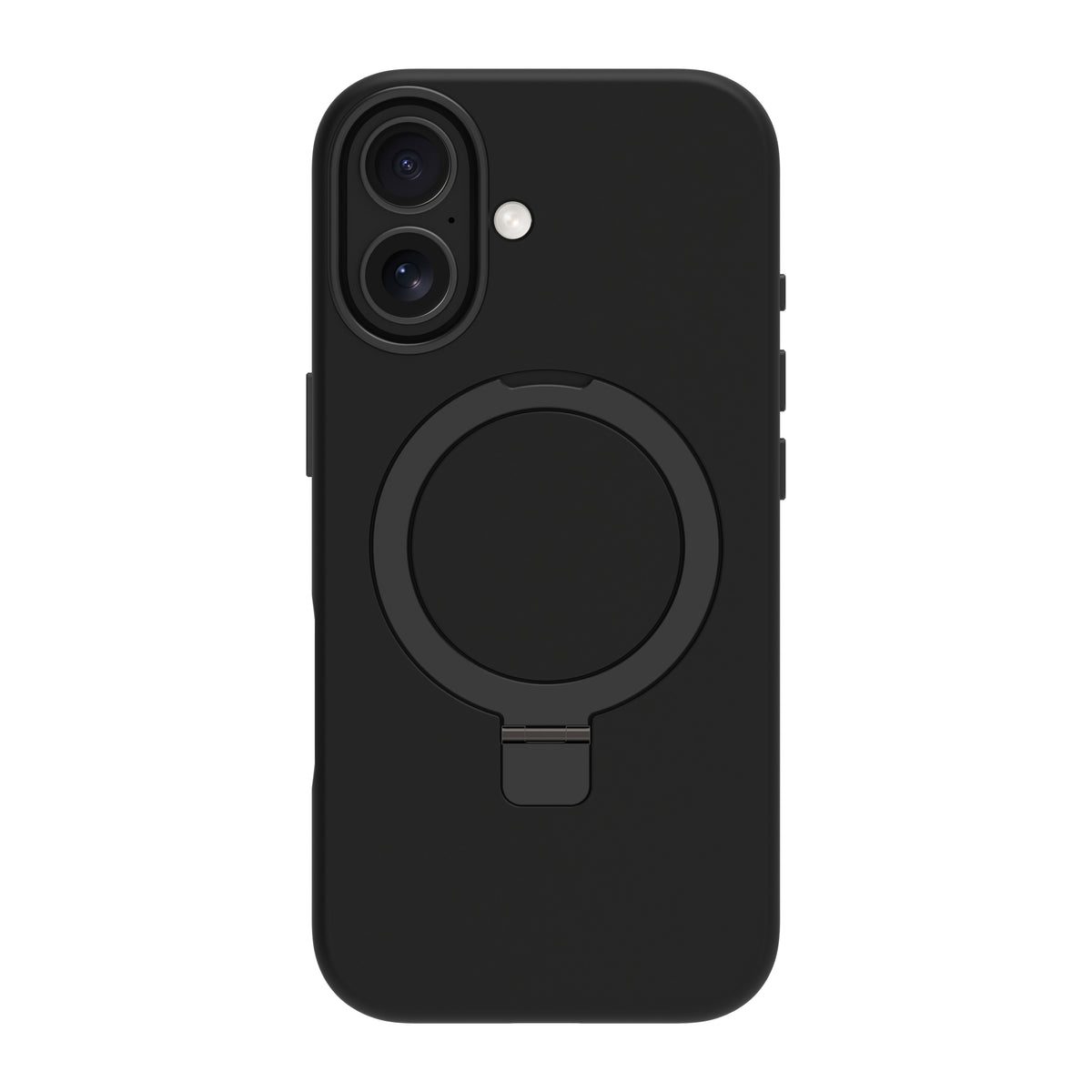 Coque de Protection Roskilde MS Kick ICON pour iPhone 17, Housse avec Support de Bureau, Noir